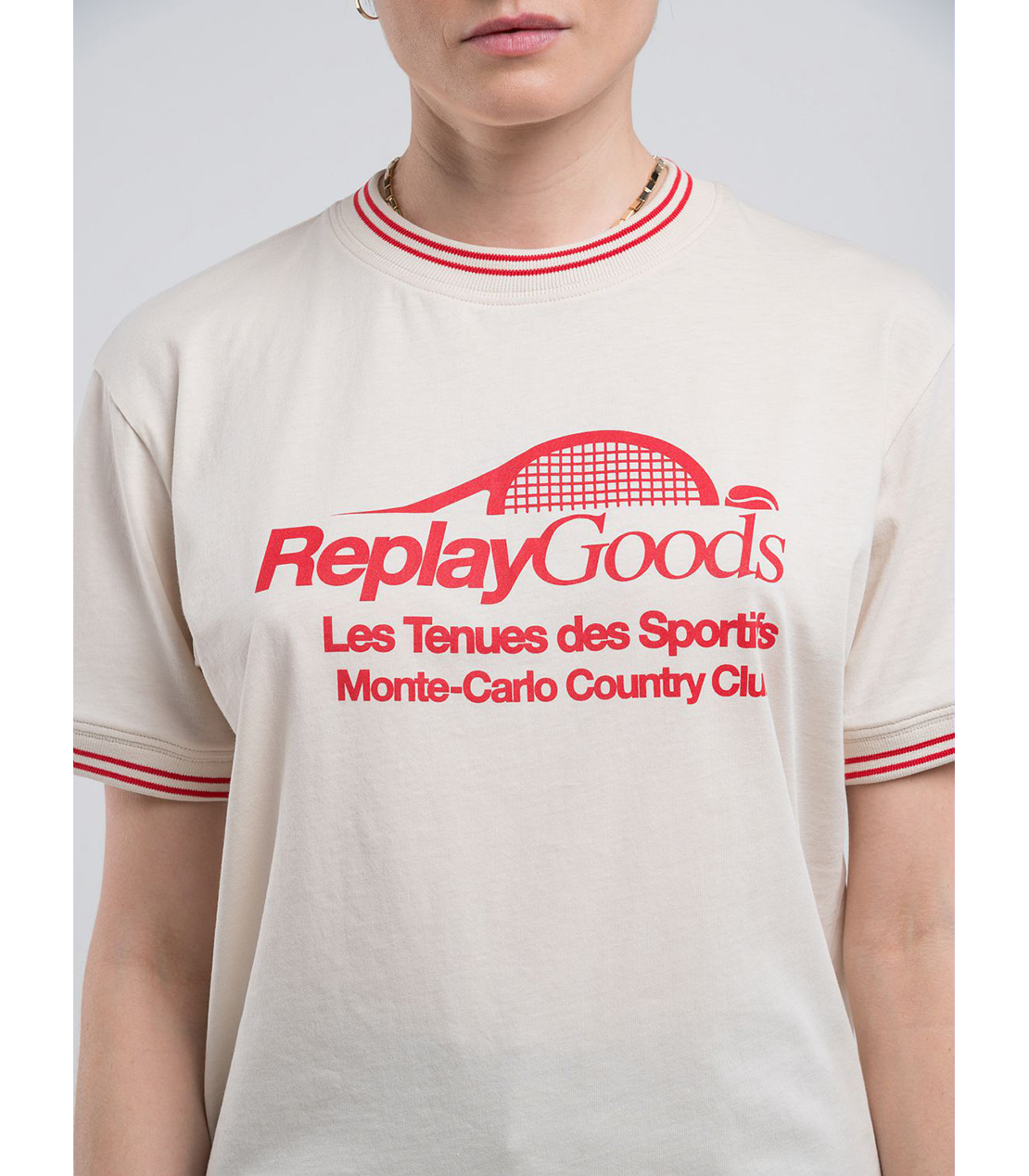 モンテカルロカントリークラブコレクションジャージTシャツ 詳細画像 アイボリー 5